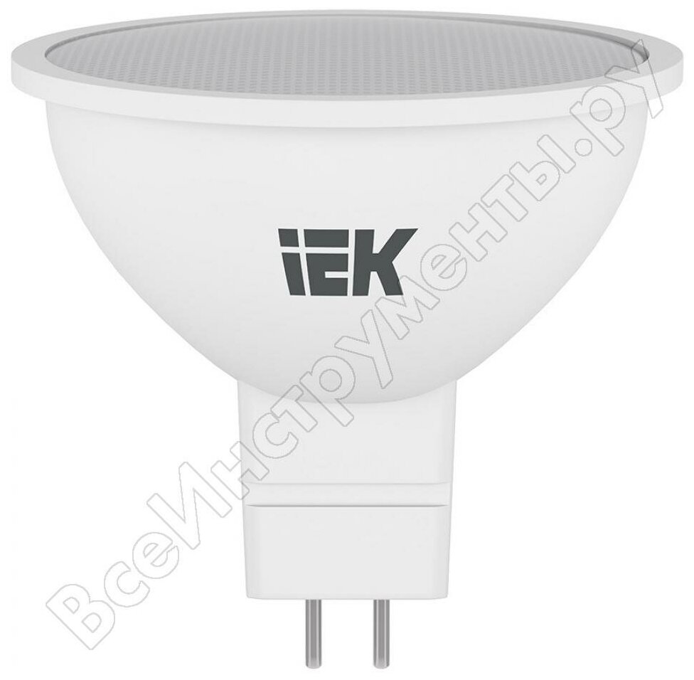 Лампа светодиодная LED IEK Софит, GU5.3, MR16, 9 Вт, 4000 K, нейтральный свет