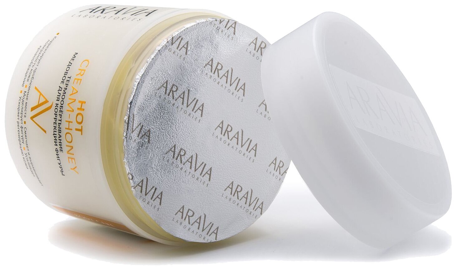 Aravia professional Термообёртывание медовое для коррекции фигуры Hot Cream-Honey, 300 мл (Aravia professional, ) - фото №10