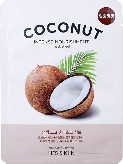 Увлажняющая тканевая маска с кокосом The Fresh Mask Sheet Coconut It's Skin, 1 шт