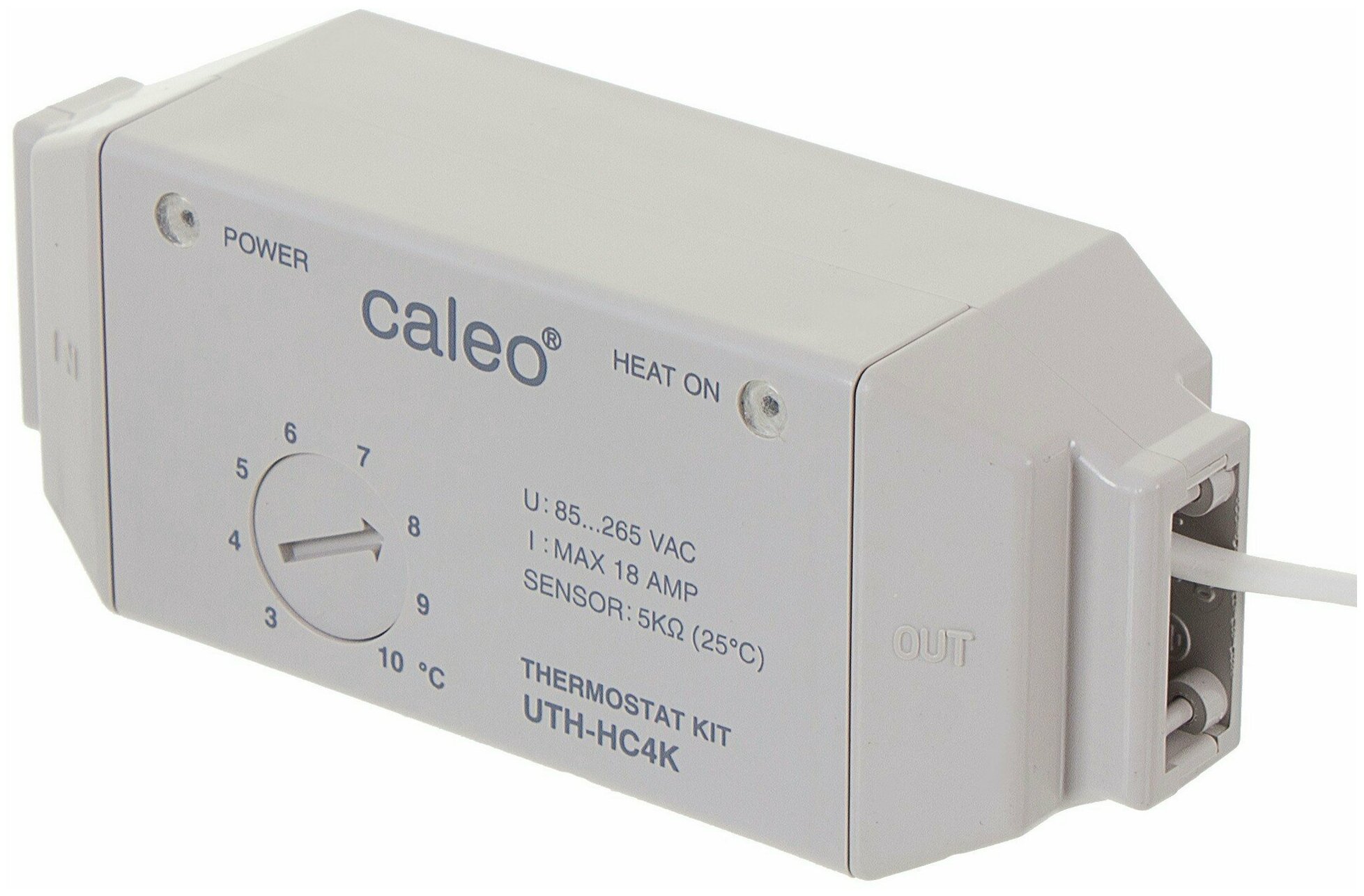 Терморегулятор для теплого пола Сaleo UTH-HC4K механический цвет белый