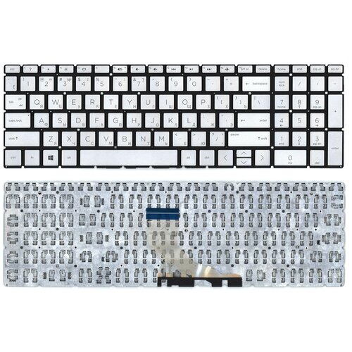 Клавиатура для ноутбука HP 15-db000 серебристая клавиатура для ноутбука hp pavilion 15t db000 15 db0000au 15 da 15 da000 15t da000 15 dw 15 cx