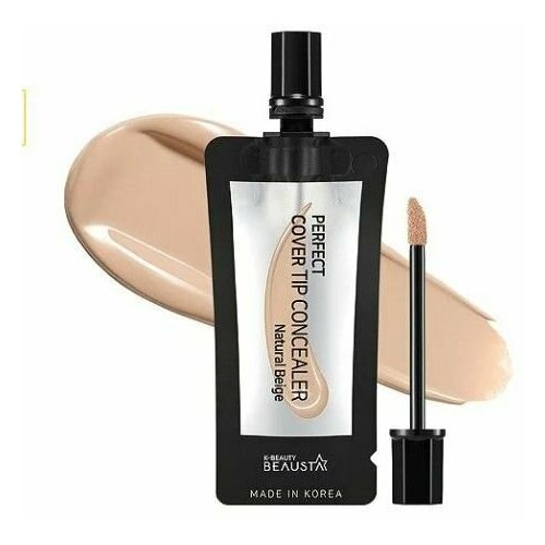 Beausta Консилер для маскировки несовершенств / Perfect Cover Tip Concealer 21, светло-бежевый, 4 мл. витекс perfect my skin консилер жидкий тон 21 light витекс