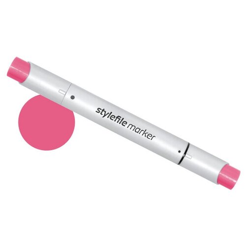Маркер двухсторонний на спиртовой основе Stylefile Brush 356 розово-вишневый 1109₽
