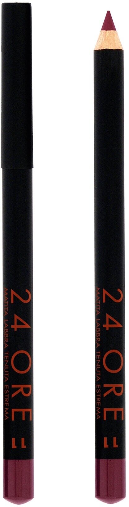 DEBORAH MILANO Карандаш для губ стойкий 24 Ore Long Lasting Lip Pencil, 1,5 г, 11 Лиловый