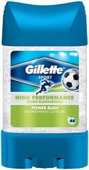 Дезодорант-антиперспирант гель Gillette Power Rush, 70 мл