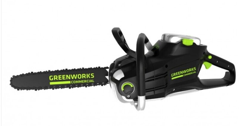 Цепная пила аккумуляторная Greenworks GC82CS25, 82V, 46 см, бесщеточная, без АКБ и ЗУ - фотография № 2