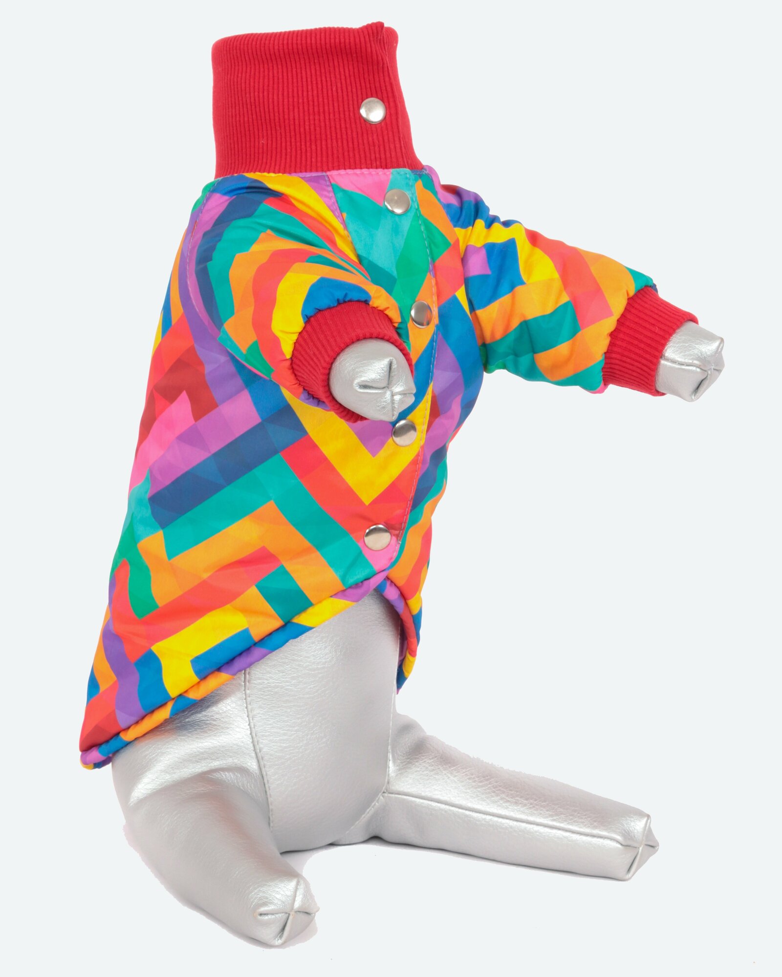 Куртка для собак Yoriki "Цветная" унисекс. размер M