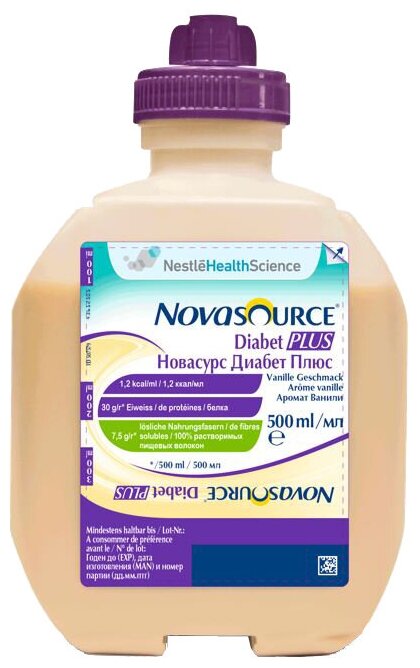 Novasource (Nestle) Diabet Plus готовое к употреблению 500 мл