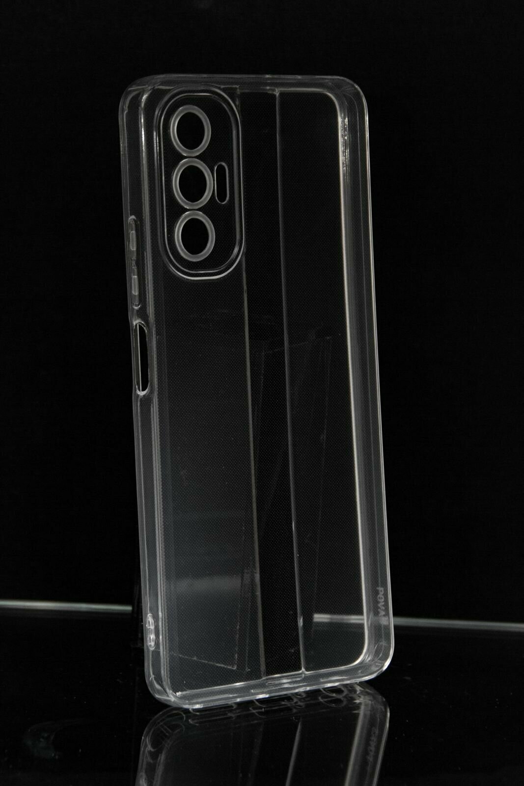 Чехол для Tecno Pova 3 / чехол на текно пова 3 с защитой камеры прозрачный