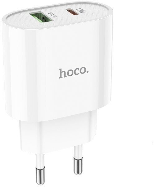 СЗУ, 1 USB 3.0 QC+1 PD 20W (C95A), HOCO, белый