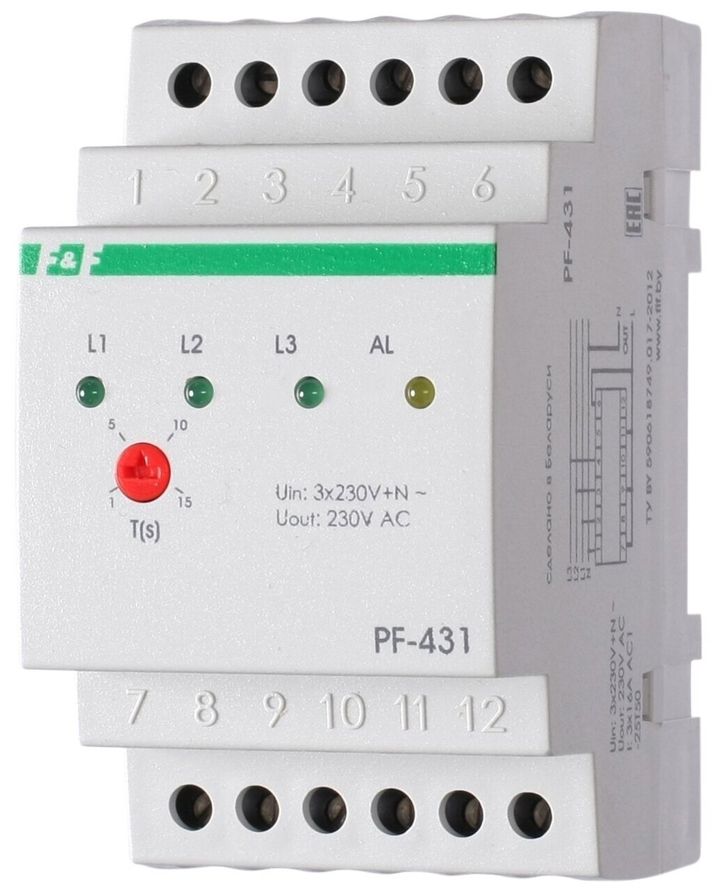 Переключатель фаз автоматический PF-431 (комплект 2шт)