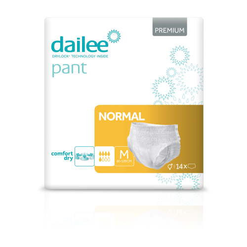 Подгузники-трусы Dailee Pant Medium, объем талии 80-120 см, 14 шт.