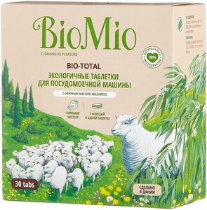 Таблетки  для посудомоечной машины BioMio Bio-total