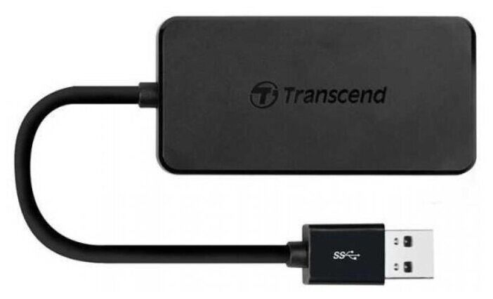 USB-концентратор Transcend TS-HUB2K, разъемов: 4, черный