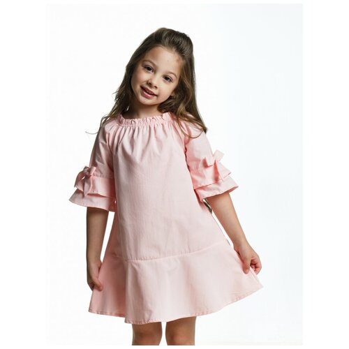 Платье для девочек Mini Maxi, модель 7175, цвет розовый, размер 104