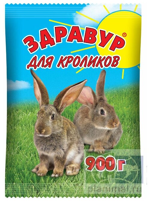 Ваше хозяйство: Здравур добавка для кроликов, 900 гр.