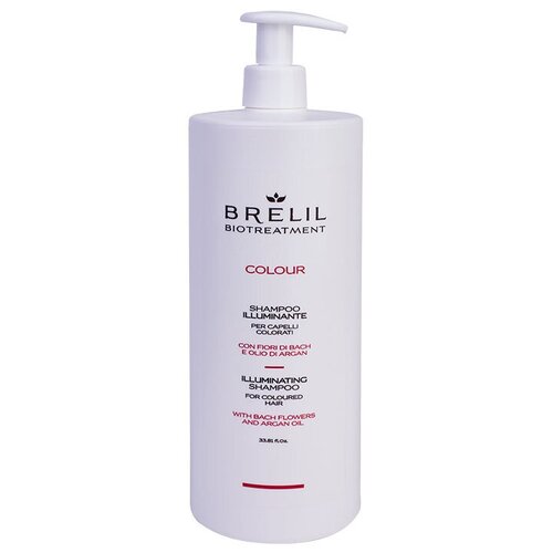Brelil Professional шампунь BioTreatment Colour Illuminating для окрашенных волос, 1000 мл шампунь для окрашенных волос bio treatment colour illuminante shampoo шампунь 1000мл