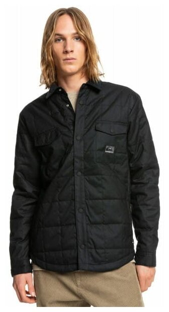 Куртка Quiksilver, размер XS, коричневый, черный