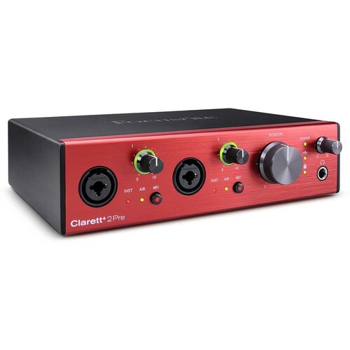 Студийное оборудование FOCUSRITE Clarett+ 2Pre