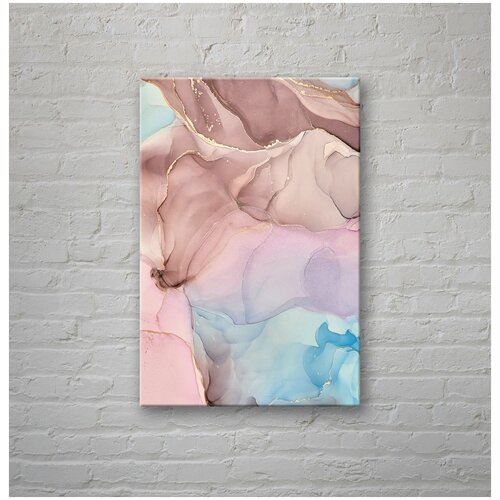 Картина на стекле для интерьера, на стену, подарок красочный АРТ 2 40х60см