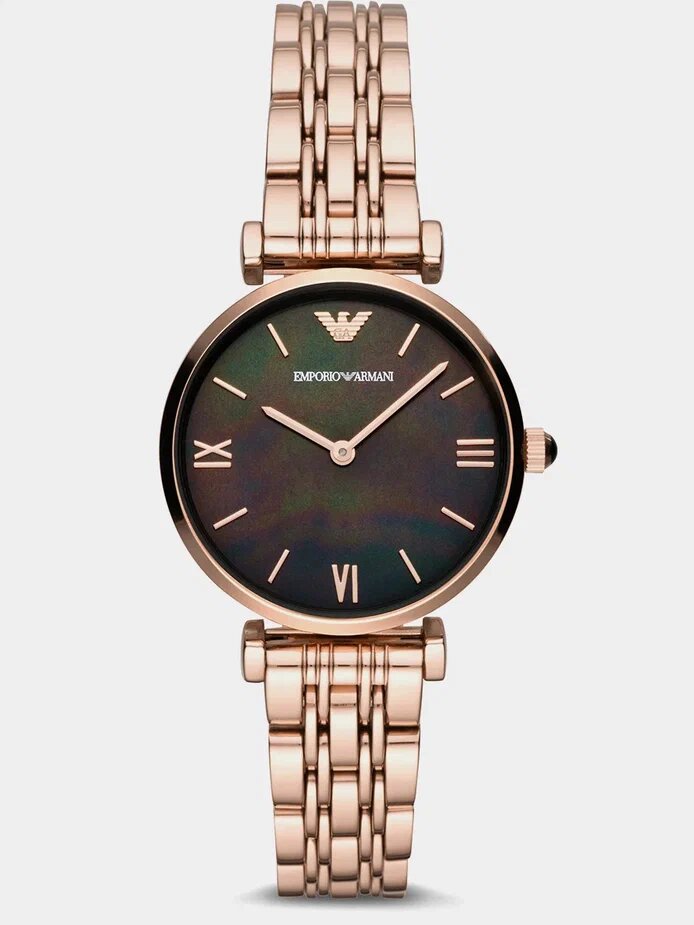 Наручные часы EMPORIO ARMANI Gianni T-Bar AR11145, черный, золотой