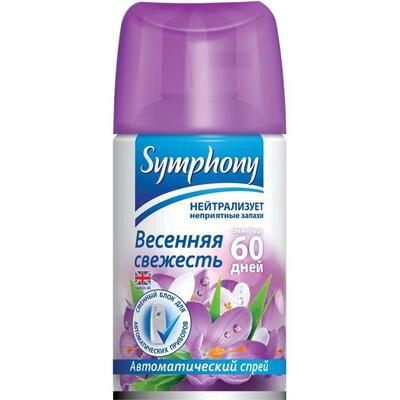 Сменный балон для освежителя воздуха Symphony Весенняя свежесть, 152 г - фото №8