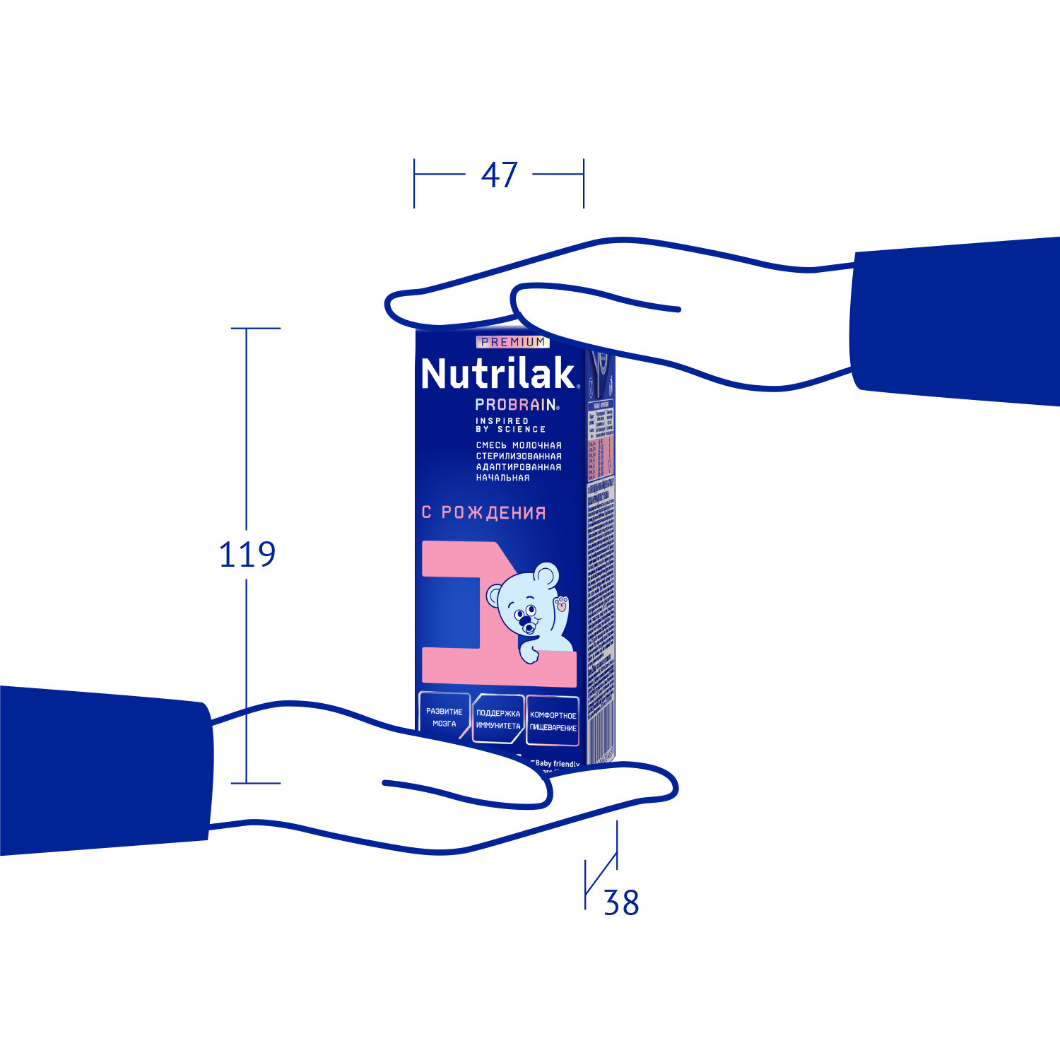 Смесь Nutrilak Premium 1 готовая молочная стерилизованная 200 мл - фото №10