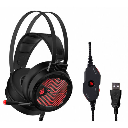 Наушники с микрофоном A4Tech Bloody M620T черный 18 м мониторные оголовье M620T 7366₽