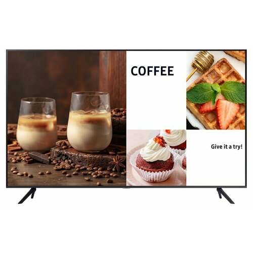 Телевизор Samsung LH65BECHLGUXCI 65 3840x2160 250кдм2 47001 60Гц LH65BECHLGUXCI 2x10Вт Wi-Fi Поддержка SMART TV Разъем CI Цифровой тюнер 17680700₽