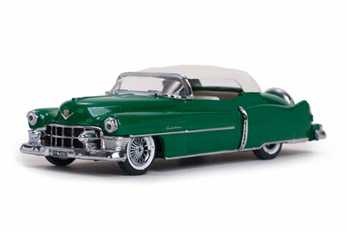 Cadillac closed convertible 1953 green
