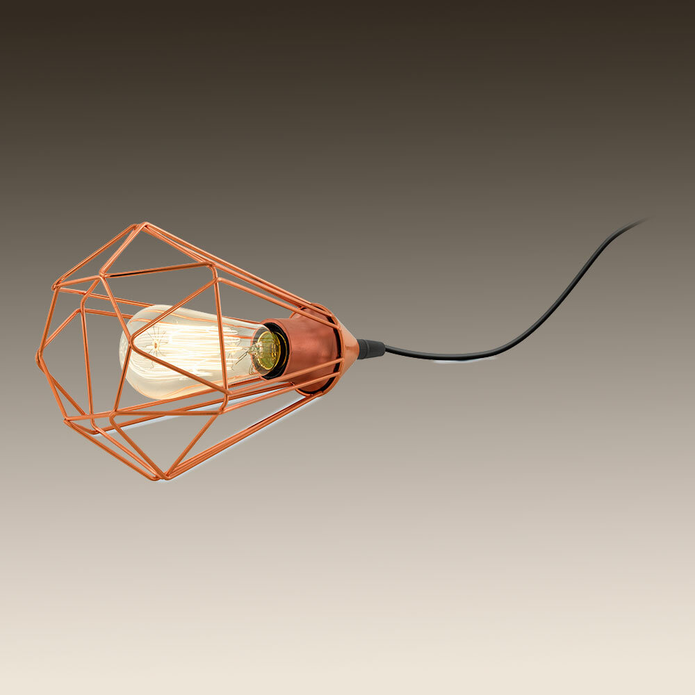 Лампа декоративная EGLO Tarbes 94197, E27, 60 Вт, коричневый - фотография № 8