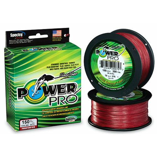 Плетеный шнур Power Pro 135м красный 0,06/3кг