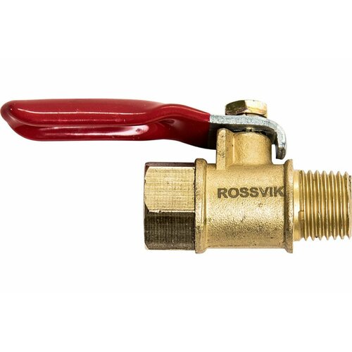 Rossvik Вентиль шаровый М1/4 - F1/4 A311/3 переходник ударный rossvik 3 4f 1 2m rossvik арт ai3412