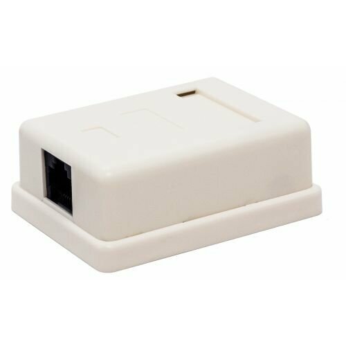 Компьютерная розетка настенная Filum FL-NA-SOCKET6-1 6 кат, 1 х RJ-45/8p8c, 110/Krone