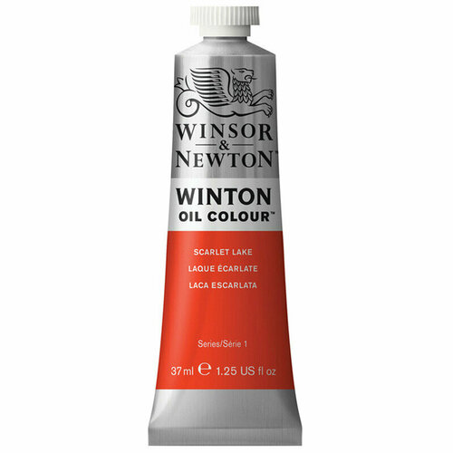 Краска масляная художественная Winsor&Newton "Winton", 37мл, туба, алый, 3 штук, 316694