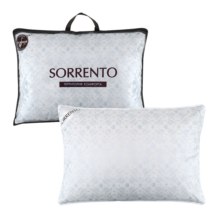 Подушка 50*68 Гусиный пух Премиум Sorrento Deluxe