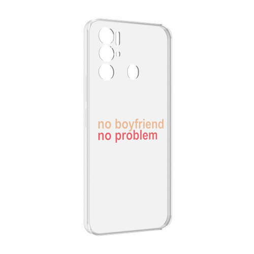 Чехол MyPads нет-парня-нет-проблем для Tecno Pova Neo 4G задняя-панель-накладка-бампер