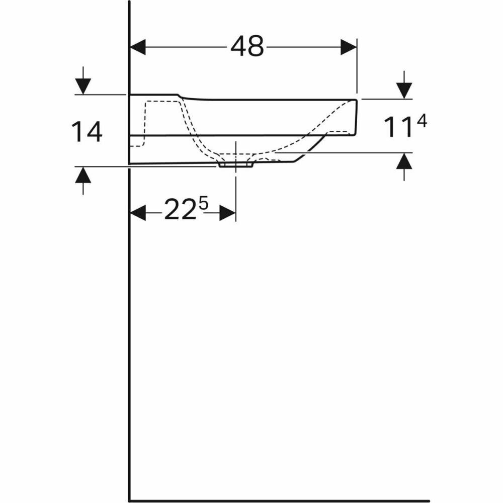 Раковина Geberit Xeno² 90 См 500.536.01.1 - фотография № 5