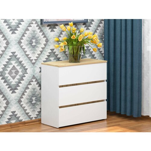 Комод СКМ 27 БелыйКрафт золотой 4475₽