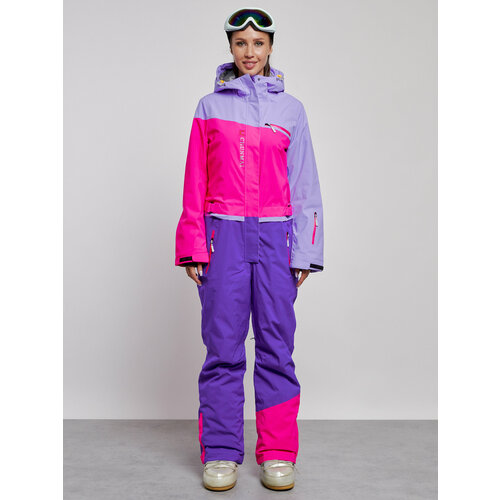 Комбинезон MTFORCE, зимний, силуэт прямой, карманы, карман для ски-пасса, подкладка, мембранный, утепленный, водонепроницаемый, размер 48, фиолетовый