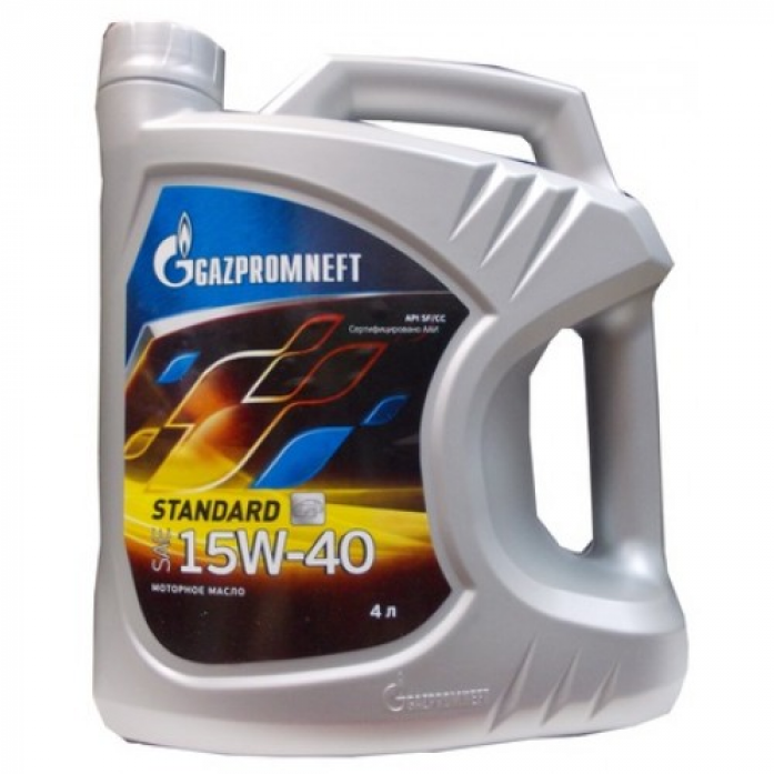 Моторное масло GAZPROMNEFT Standart 15W-40 4л. минеральное [2389901329] - фото №1