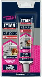 Монтажный клей Tytan Professional fix 100 мл 0,12 кг, прозрачный, 1 шт