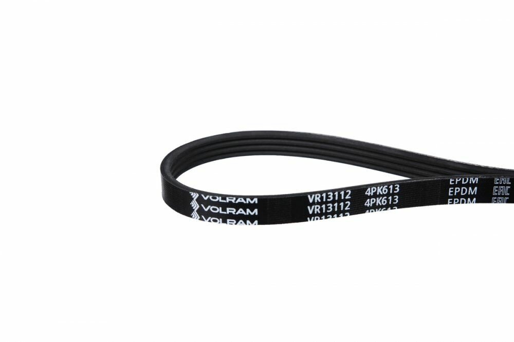 Ремень приводной Volram VR13113 поликлиновый генератора аналог 4PK668 Daewoo Matiz; Chevrolet Aveo