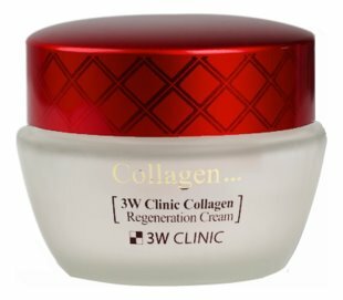 3W Clinic Регенерирующий крем для лица Collagen Regeneration Cream с коллагеном, 60 мл.