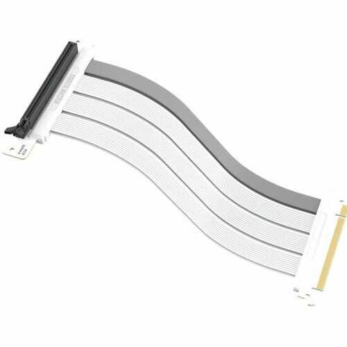 Райзер Cooler Master MasterAccessory Riser Cable PCIe 4.0 x16 White - 300mm MCA-U000C-WPCI40-300