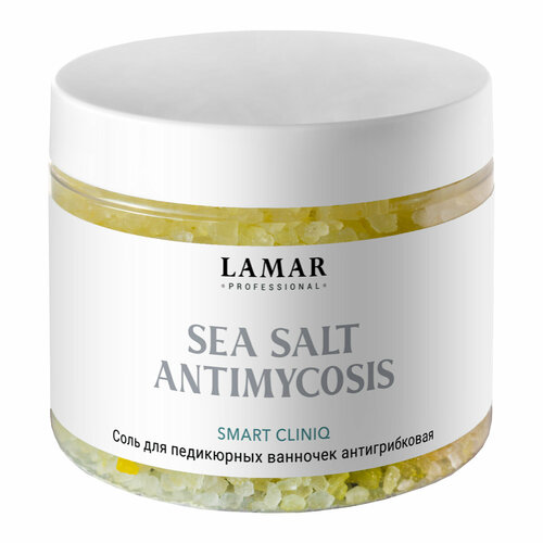Lamar Professional Соль для педикюрных ванночек антигрибковая Sea salt Antimycosis 500 г 445₽