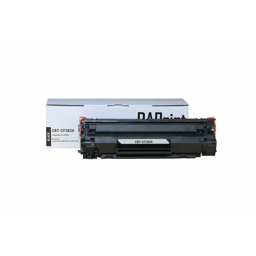 Картридж DAPrint CF283A (83A) для принтера HP, чёрный (1500 стр.) картридж solutionprint sp h 283 аналог hp 83a cf283a 83x cf283x 83a canon 737 1 5k