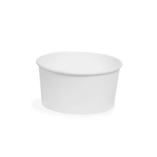 Контейнер картонный 1000мл d-150мм h-77мм белый без крышки уп/45шт