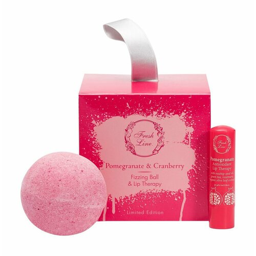 Набор для ухода за телом и гбами с ароматом граната и клюквы / Fresh Line Pomegranate & Cranberry Set Limited Edition