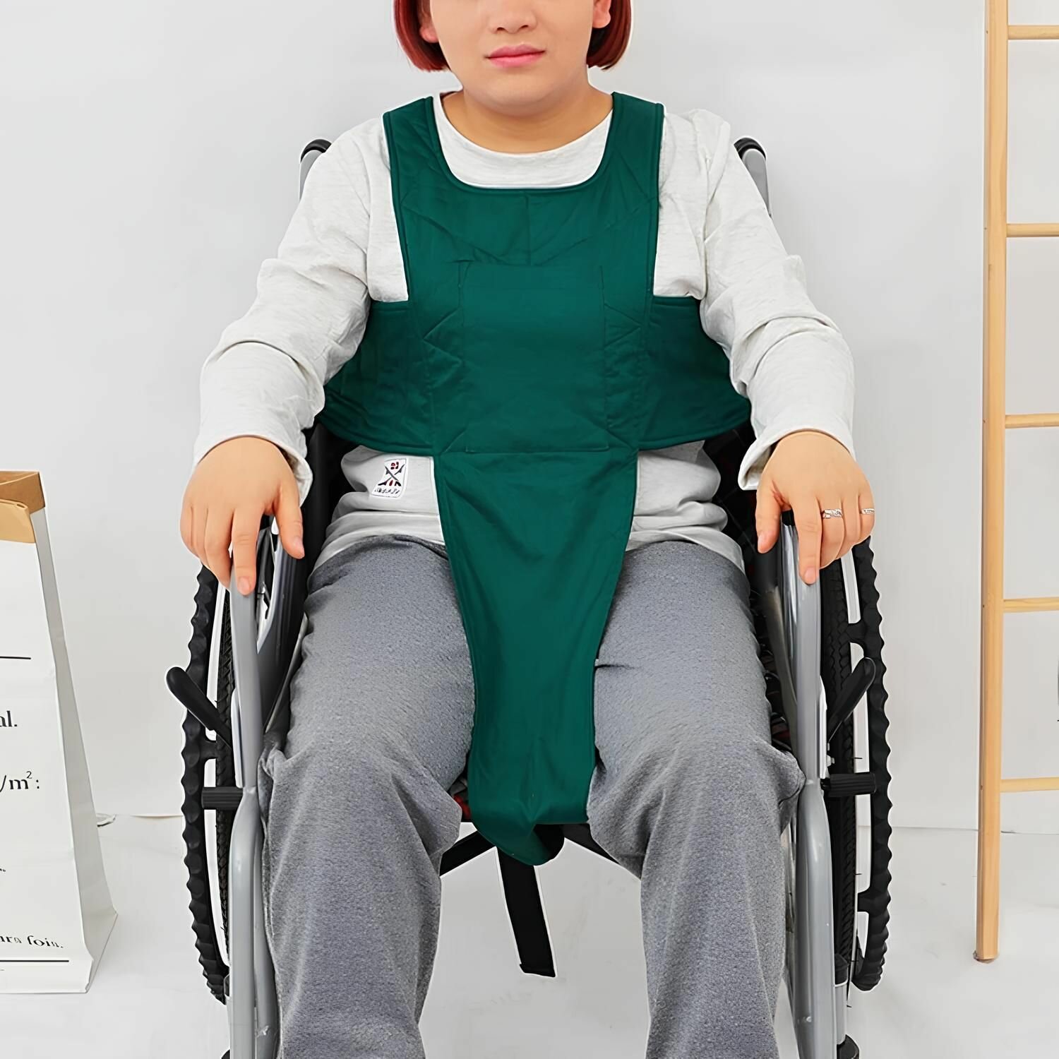 Ремень-жилет безопасности для инвалидной коляски, на пояс, плечо и таз